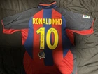 FC Barcelona Ronaldinho Signed soccer jersey