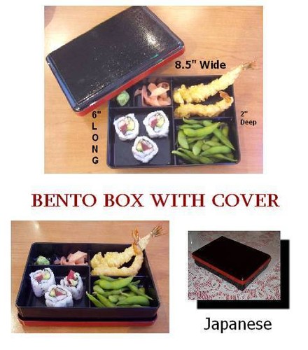 BENTO BOX & FUROSHIKI Christmas POINTSETTIA red lunch boxes JAPAN banto hako - Picture 5 of 11