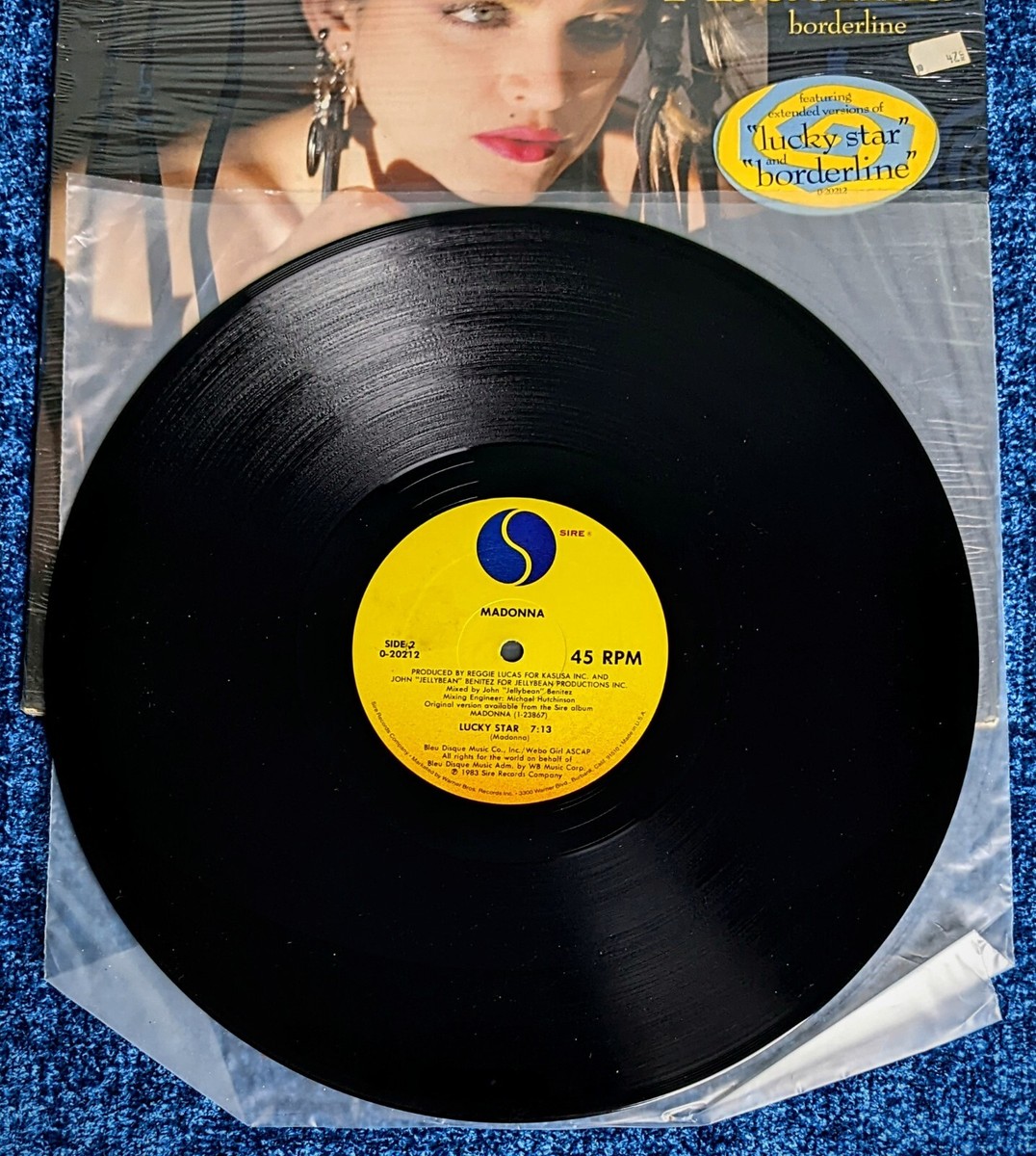 MADONNA BORDERLINE 12'' VINYL US1984 MAXI LP RECORD First