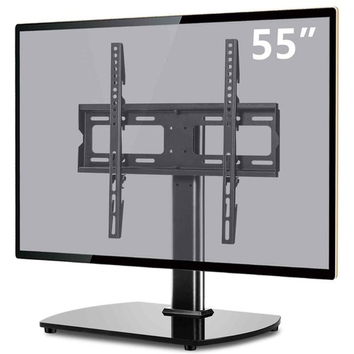 Universal Swivel Tabletop TV Stand with Mount Height Adjustable for 27-55 inch - Picture 10 of 10