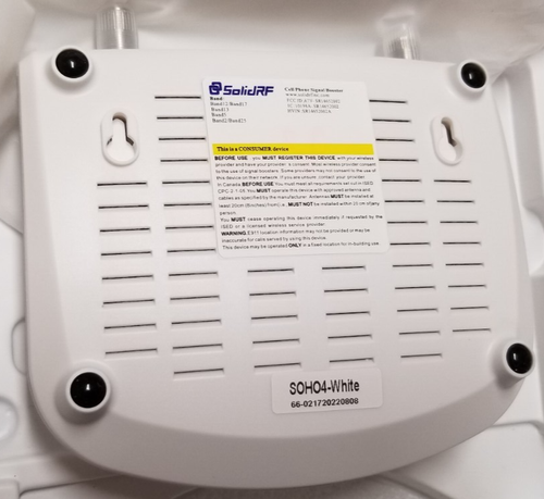 Booster téléphone portable SolidRF SOHO4-Blanc 66-021720220808 - Photo 6 sur 8
