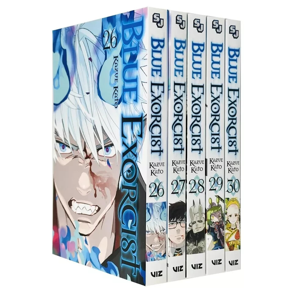 Blue Exorcist Volume 26-30 Collection 5 Books Set By Kazue Kato Paperback