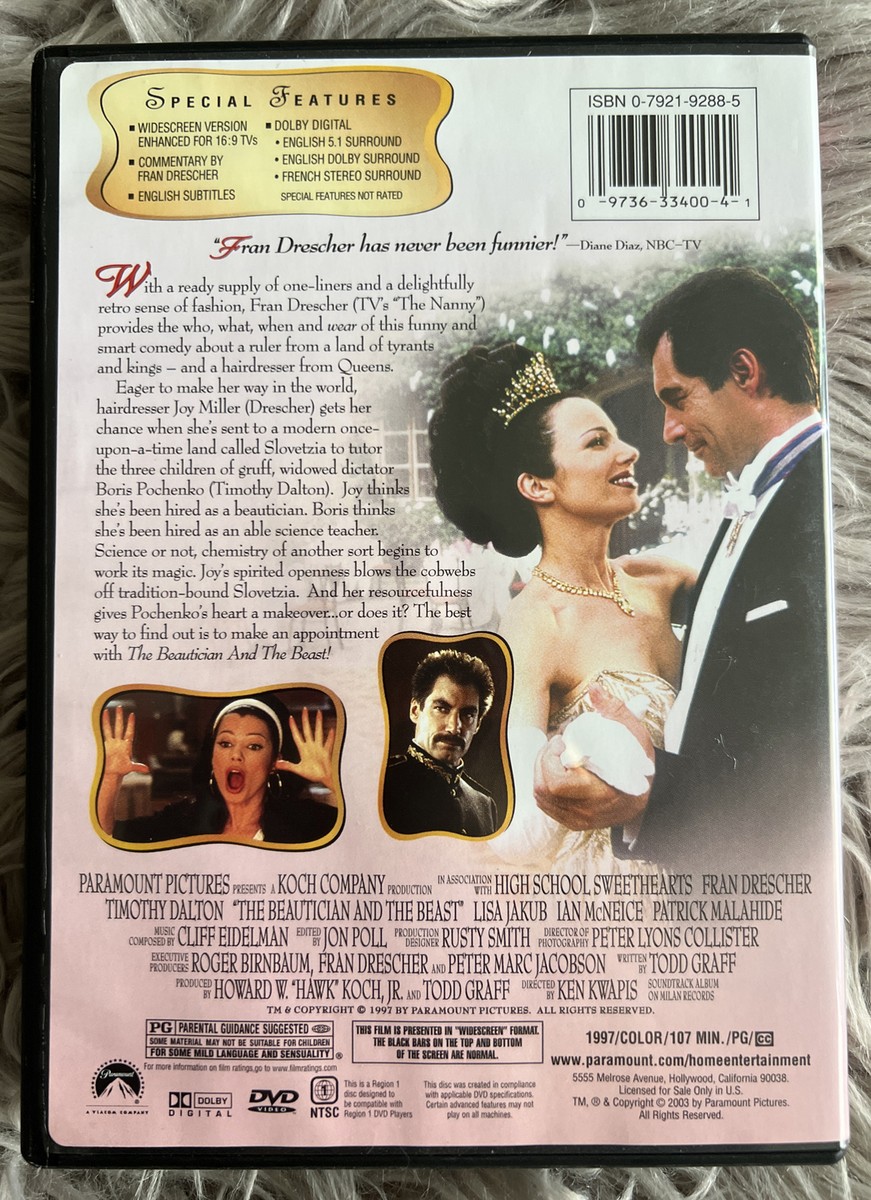 The Beautician and the Beast DVD Fran Drescher Timothy Dalton