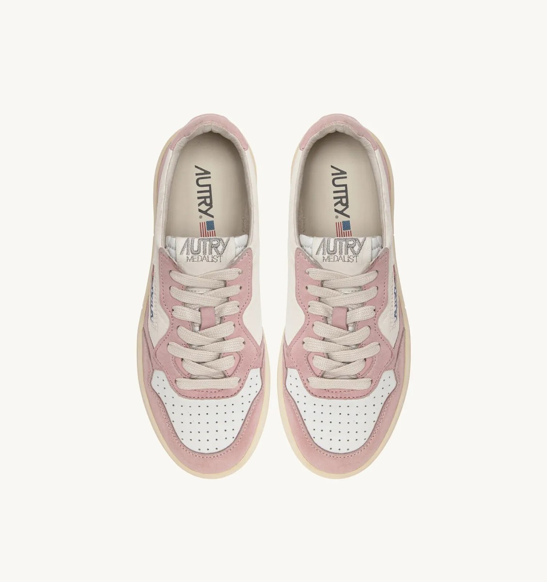 スニーカー AUTRY Woman Sneakers Pink AULWGH07 Autry WMNS Medalist Low - Rose (Blush Bride) - AULWWB37