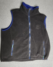 EBTEK by Eddie Bauer Fleece Vest Mens Large Black Camping Hiking Basic