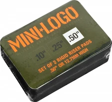 Mini Logo 1/2" Rigid Riser Pads (2PK)