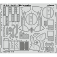 MW22 Eduard 48846 Spitfire Mk.I Exterior 1/48 Pe Set For