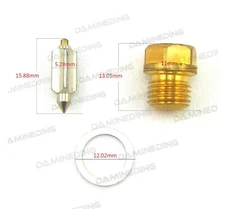 Carburetor Float Valve Carb Needle Assembly CB750 for 16011-375-004