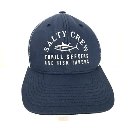 Salty Crew Thrill Seekers Risk Takers Great White Shark SnapBack