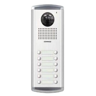 Commax 12-Apartment Multi Door Color Camera Intercom DRC-12AC2.