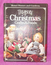 Better Homes  Gardens Treasury of Christmas Crafts  Foods Pattern Book 1980