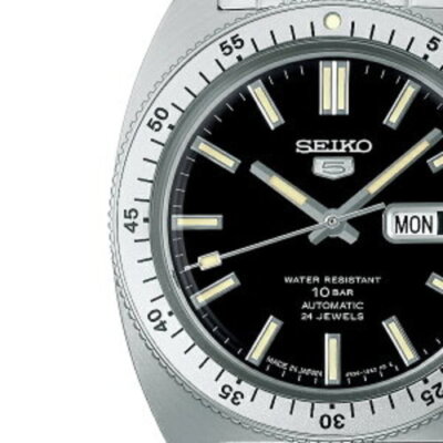 Seiko 5 Sports Heritage Design SBSA313 Men's Watch Black Dial Day