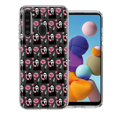 For Samsung Galaxy A21 Valentine Character Ghostface Boyfriend Case