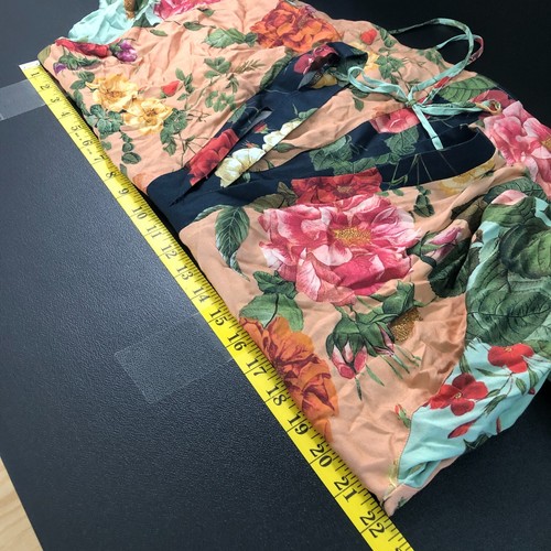 Farm Rio Top Women Medium Floral V-Neck Boho Feminine Peasant Blouse READ - Picture 13 of 14