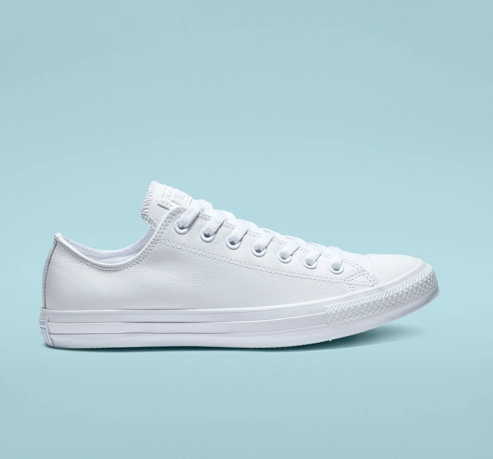 Converse Chuck Taylor All Star Leather Shoes In White