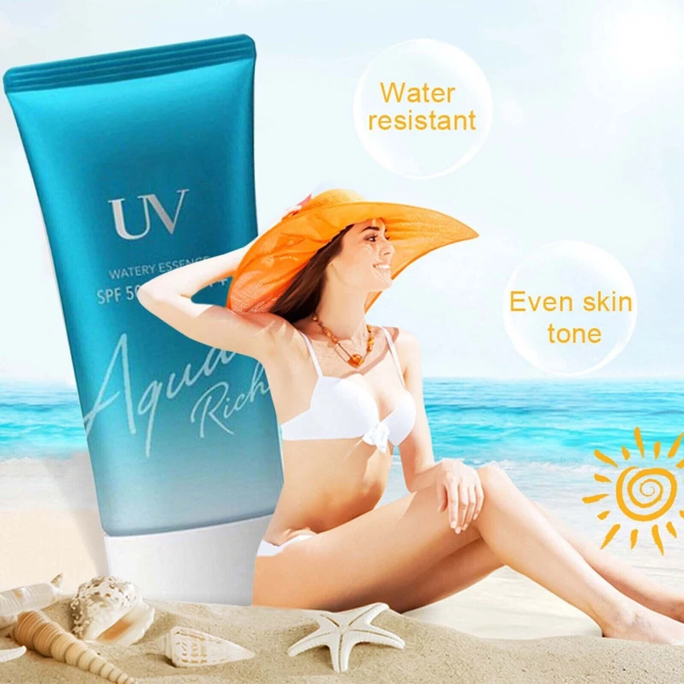 Popular Biore Kao UV Sunscreen Sunblock Aqua Rich Watery Essence SPF50+ PA++++ - image 2 of 4