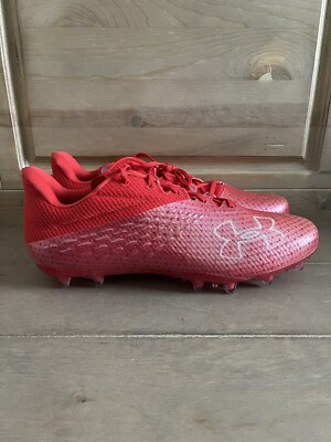 Under Armour Blur Smoke MC Red Football Cleats 3024015-600 