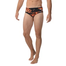 Adidas Mens ER Brief Swim Boxer Trunks Brief Orange
