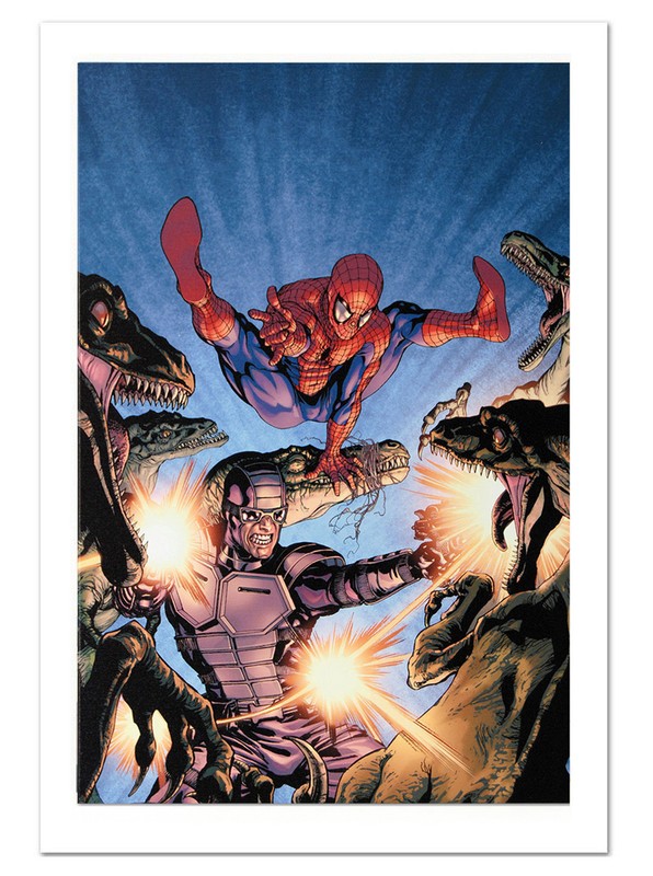 Heroes For Hire #7 Spider-Man Canvas Giclee Art David Yardin Marvel Artworks