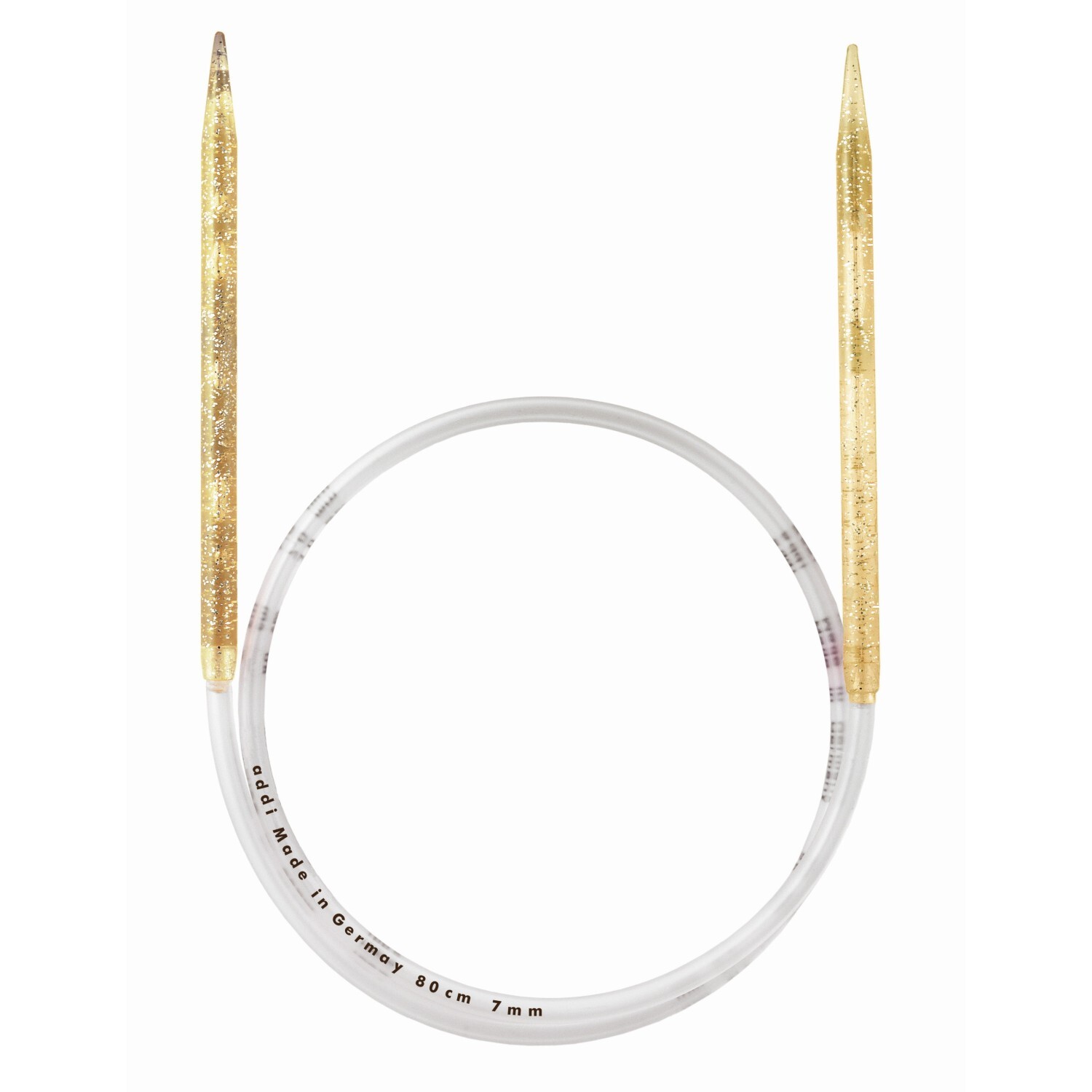 Circular Knitting Needle CHAMPAGNE by addi | Size: 8mm/100cm