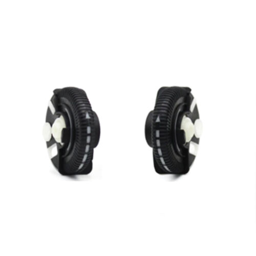 2x ruedas rodantes de rejilla de ventilación de CA media negras para Benz Clase E W211 W219 2003-08 - Imagen 1 de 7
