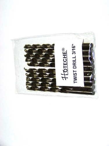 10 Stck. 3/16 Zoll Bohrkrone HSS Diamantspitze für Metall Holz Kunststoff Bohrmaschine - Bild 2 von 2