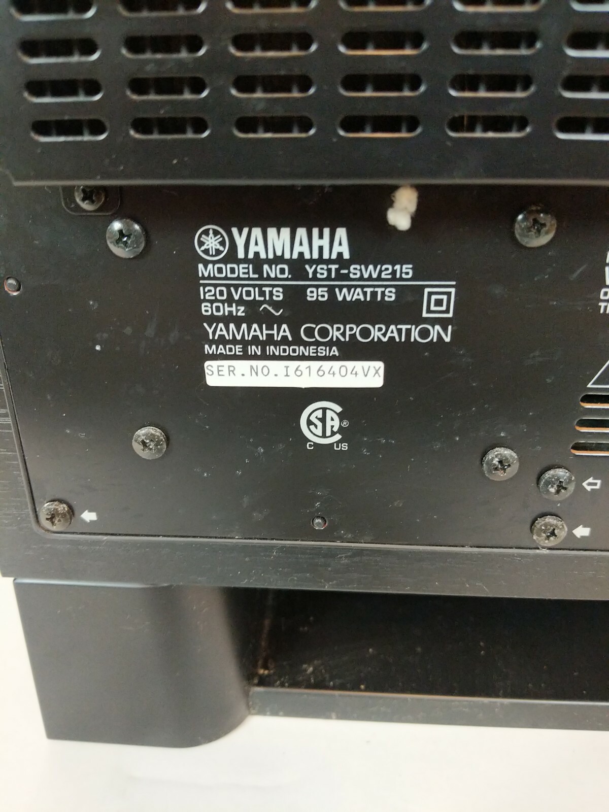 yamaha yst sw 215