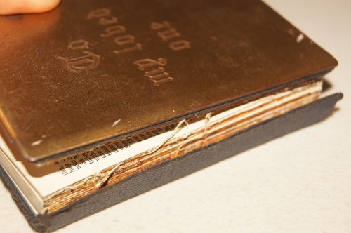TO MY LOVED ONE WWII Soldier War Metal Heart Shield Bible New Testament VTG 40s - Picture 7 of 13