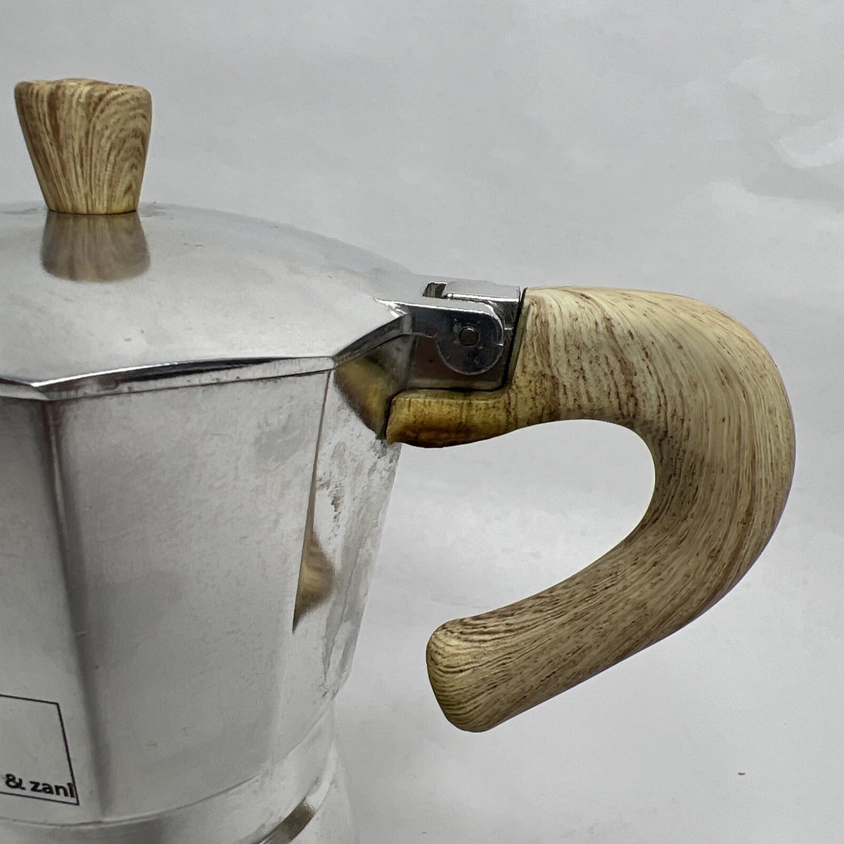 魔女ゆきんこ＊カントリー家具＊パントリー Gnali & Zani Espresso Coffee Maker Stove Too 16 Oz. Silver-Wooden