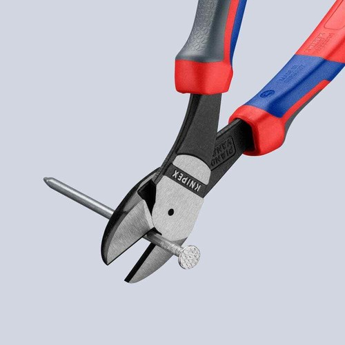 USA,8 in. Angled High Leverage Diagonal Cutting Pliers - Picture 6 of 7