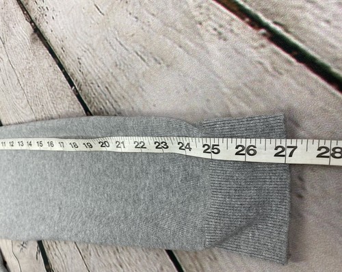 Michael Kors Mens Large Gray Classic Pullover 1/4 Zip Cotton Sweater NWT - Picture 6 of 8