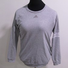 Adidas Women  s Sweatshirts Neck Grey Chest 44/46 UK Size REF Y11571 