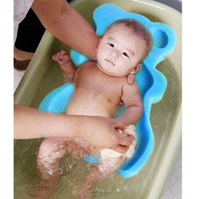 baby bath sponge cushion