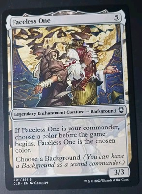 MTG Faceless One Commander Legends: Battle for Baldur's Gate 001/361 Regular...