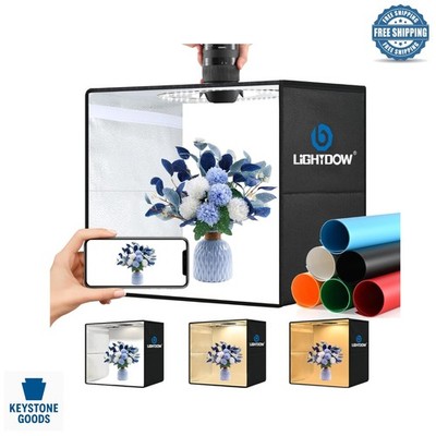 10x10 Photo Studio Light Box with 96 LEDs & 6 Backdrops