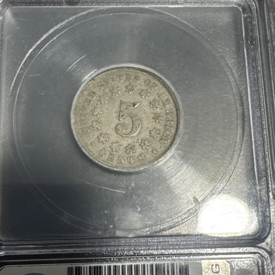 1868 Shield Nickel 5c - ICG "Authentic" 🔥  - Image 4 of 4
