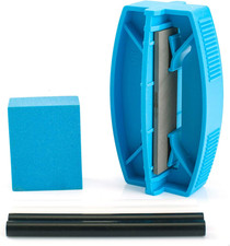Complete Ski Snowboard Side Edge Sharpener Care Tuner Kit with Gummy Stone ,PTEX