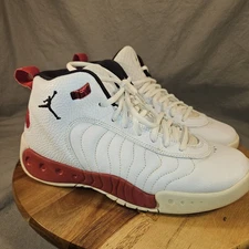 Nike Jumpman Air Jordan 907973-120 White Red Shoes Size 7 Y