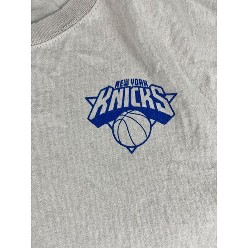 Herren T-Shirt Weiß Large Extra Game New York Knicks Top Zustand Makel - Bild 8 von 11