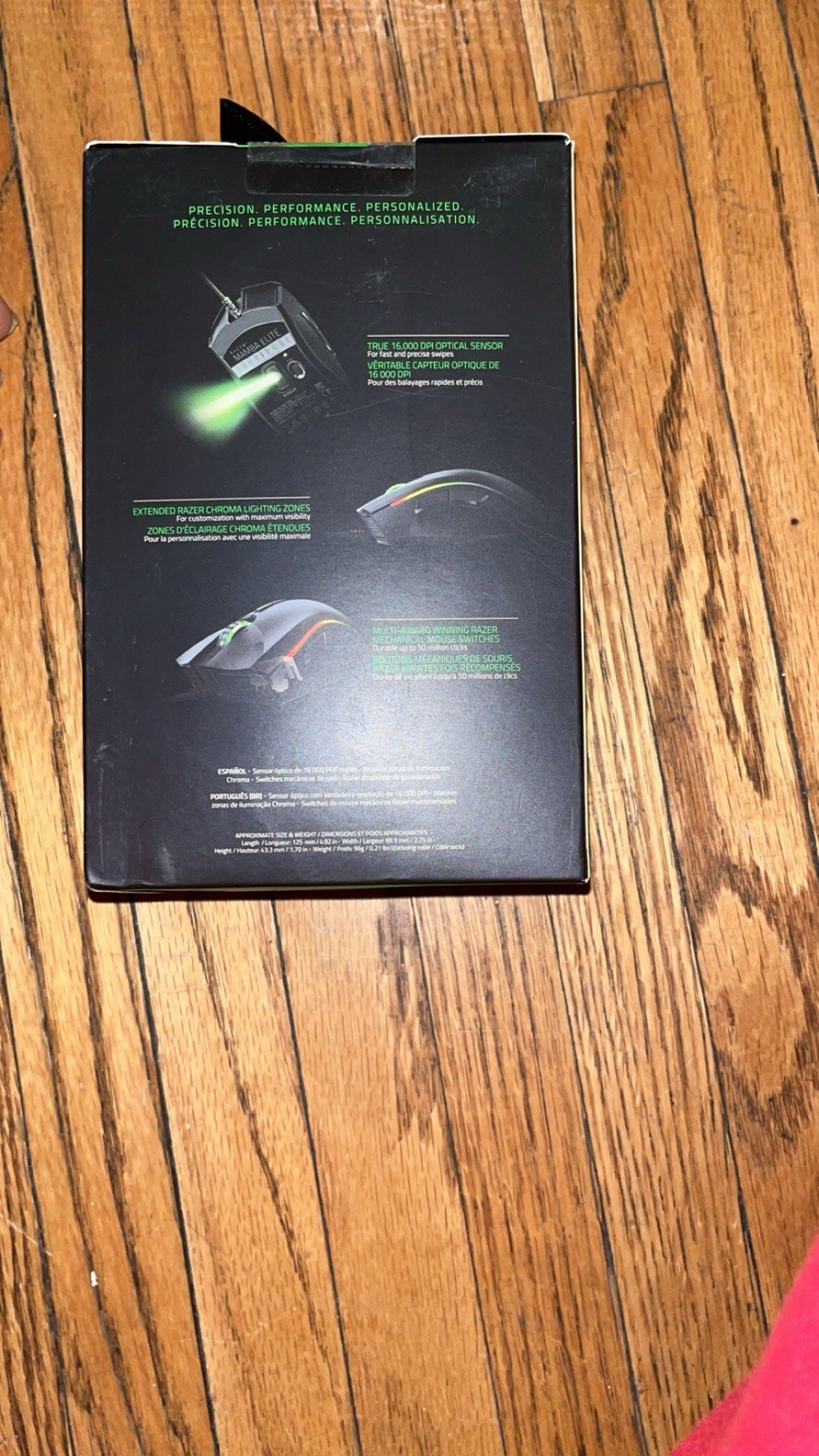 Razer Mamba Elite Gaming Mouse Optical 16000 DPI 9 Buttons C
