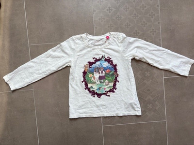 cakewalk   Langarmshirt Grösse 104, 100% Baumwolle Hund & Mädchen 