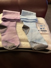Doctor's Select 2 Pairs 4xl Compression Socks Wide Calf 20-30 mmHg Blue  Purple