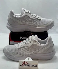 Saucony Cohesion 16 Women’s Running Shoes White S10783-100 Size 7 New w/ Box