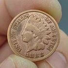 1888 Indian Head Cent ,fine details grade cleaned