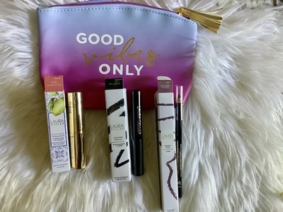Laura Gellar Bundle, Jelly Balm, Eye Shadow Liner, Marble Eye Liner, Bag
