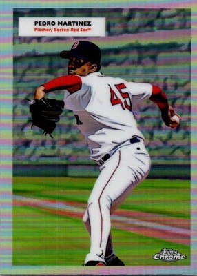 2025 Topps Chrome Platinum Baseball Pedro Martinez/David Ortiz 55DH-16 Red Sox