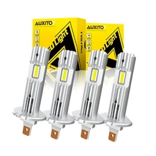 10000K H1 LED Headlight Bulbs Conversion Kit High Low Beam Super Bright White 4X