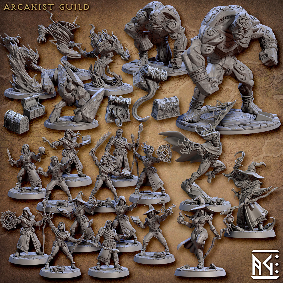 Artisan Guild 28mm Arcanist Guild