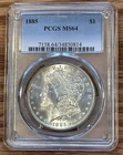 1885-P Morgan Silver Dollar PCGS MS64