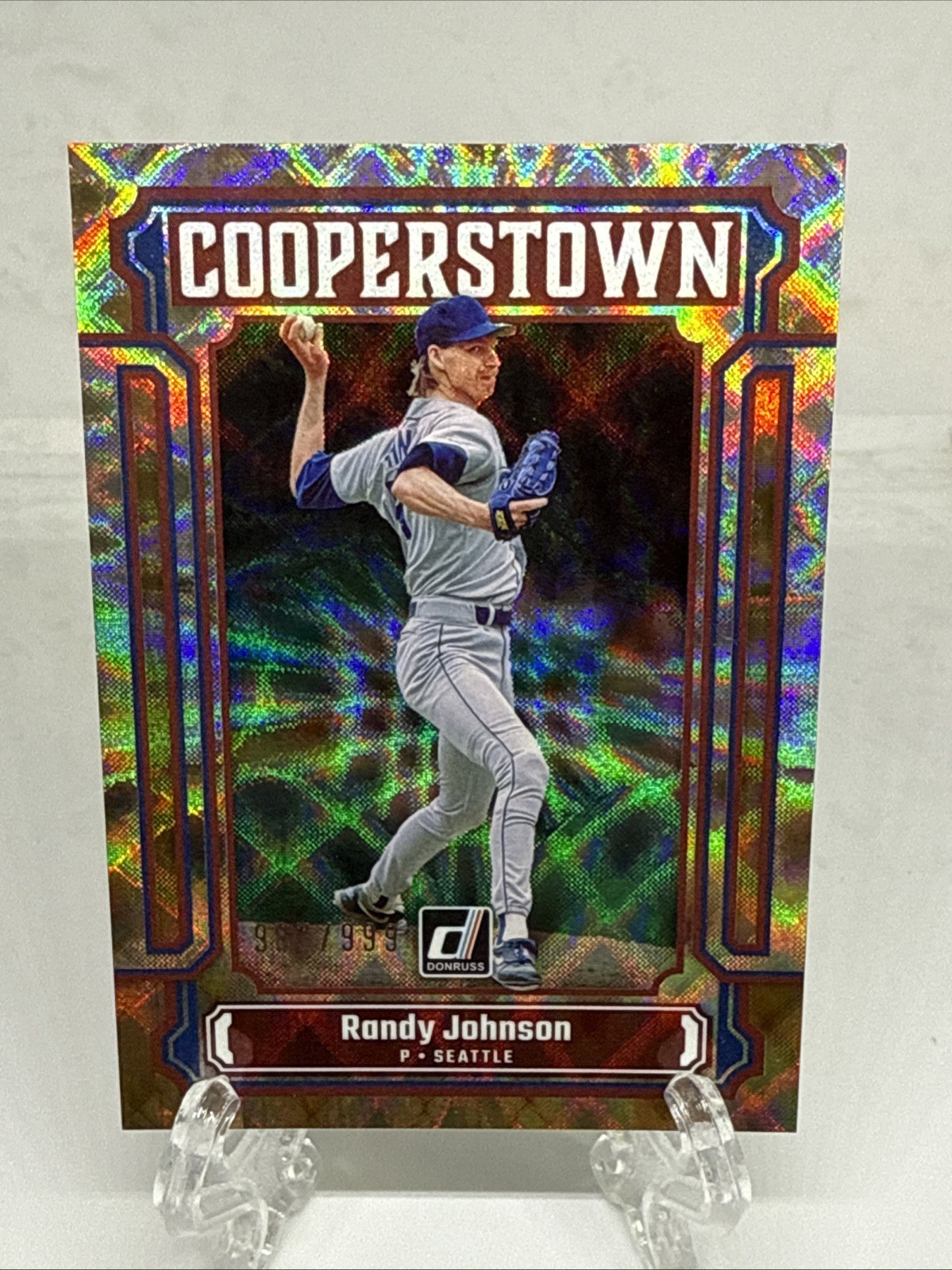 2023 Donruss #CT11 Randy Johnson Cooperstown Copper #/999 Seattle Mariners